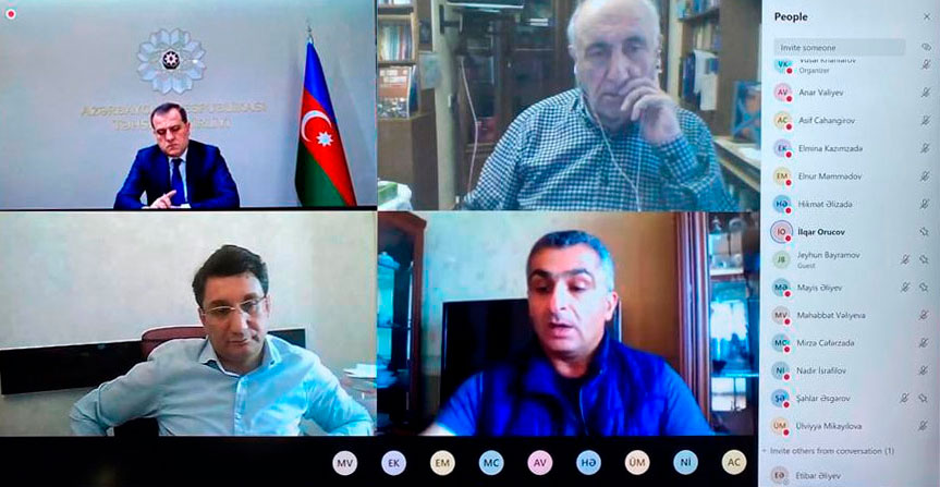 Təhsil naziri İctimai Şura üzvləri ilə videokonfrans edib