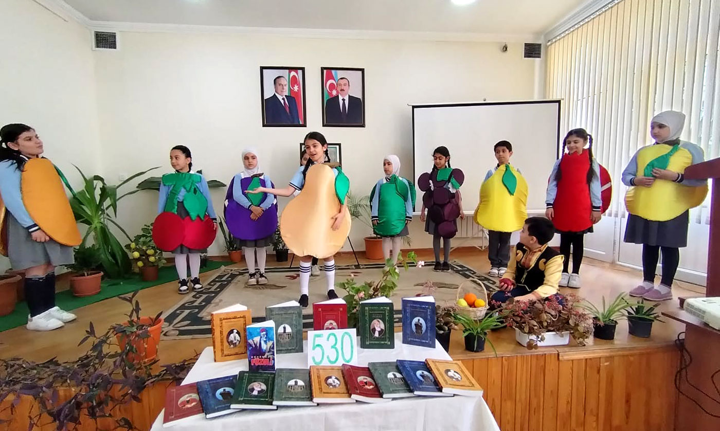 “Məktəblərdə Məhəmməd Füzuli ayı” layihəsi çərçivəsində tədbirlər keçirilib