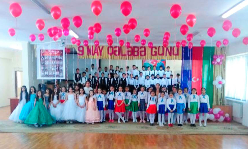 Paytaxt məktəblərində Qələbə Günü qeyd olunub