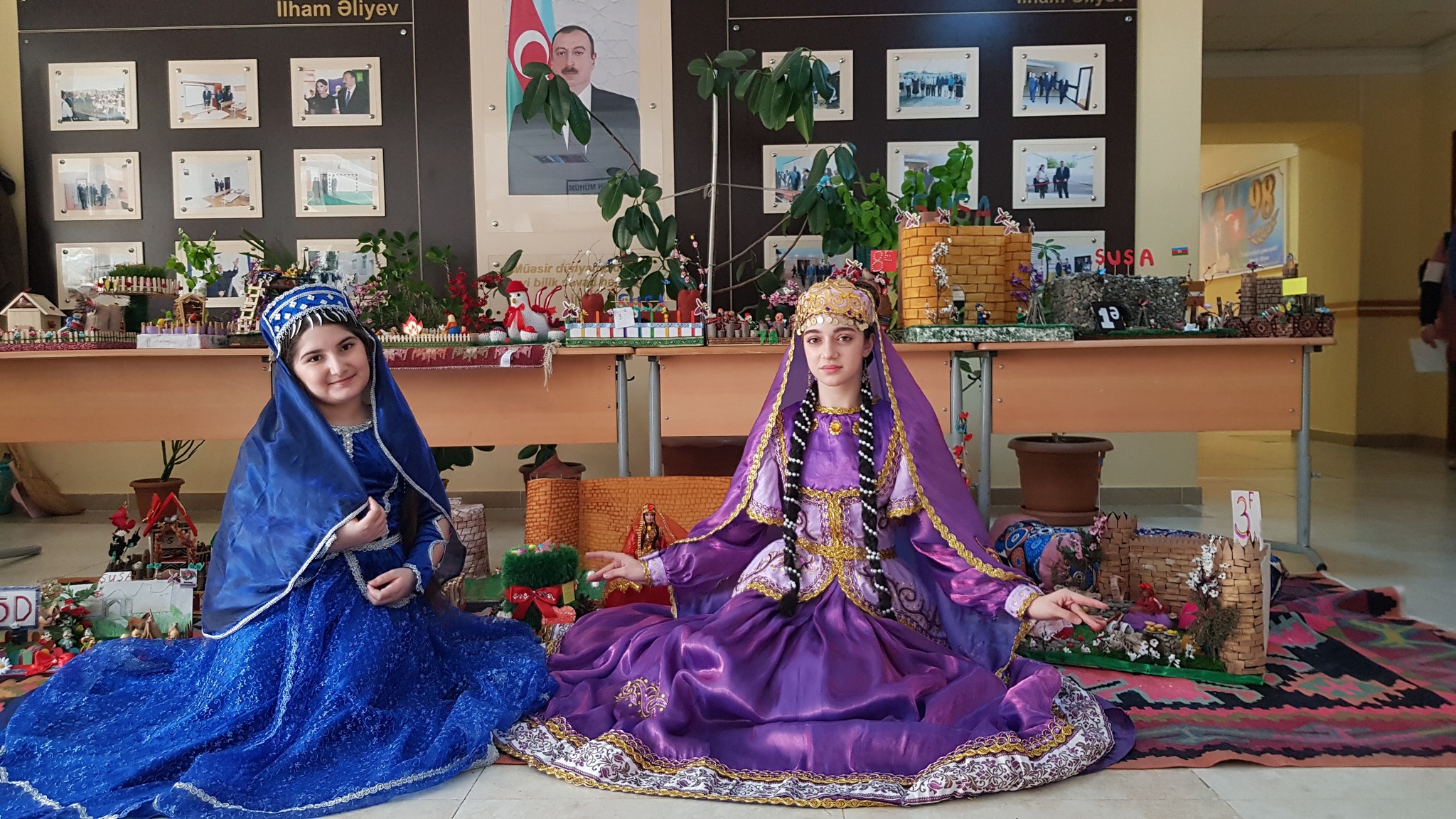 Təhsil müəssisələrində “Bahar çələngi” layihəsi