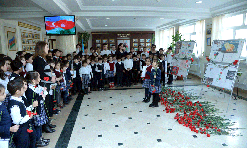 İlk dərslər Xocalı soyqırımına həsr edilib