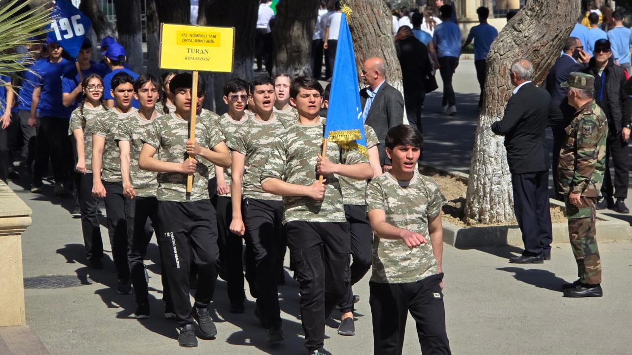 “Şahin” hərbi-idman oyununun rayon mərhələsi keçirilib