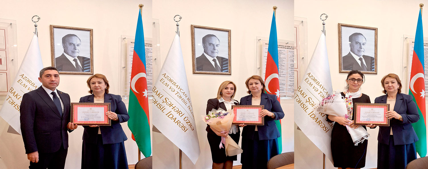 Təhsil işçiləri təltif edilib
