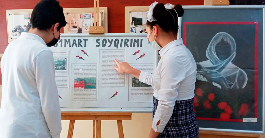Təhsil müəssisələrində soyqırım qurbanları anılıb