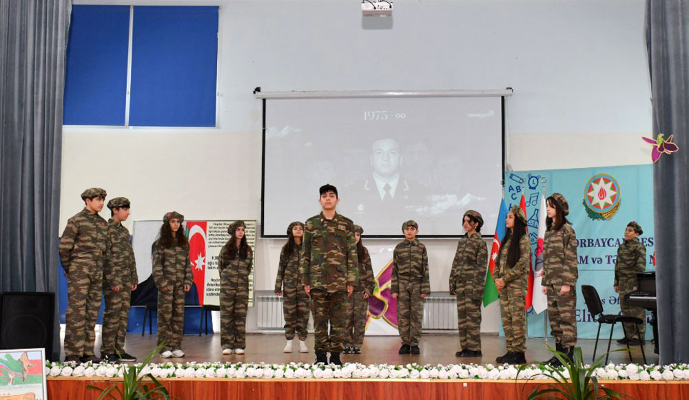 Bakı məktəbində Milli Qəhrəman Polad Həşimovun xatirəsi yad olunub