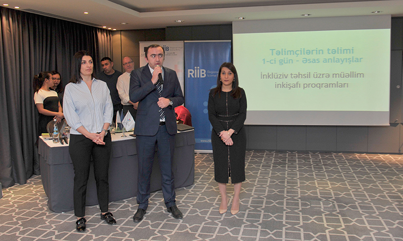 “Müəllimlərin inklüziv təhsil sahəsində bacarıqlarının artırılması” layihəsi üzrə təlim