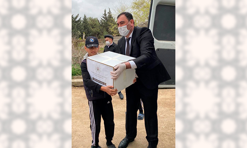 Təhsil Nazirliyi ehtiyacı olan ailələrə ərzaq yardımı edib