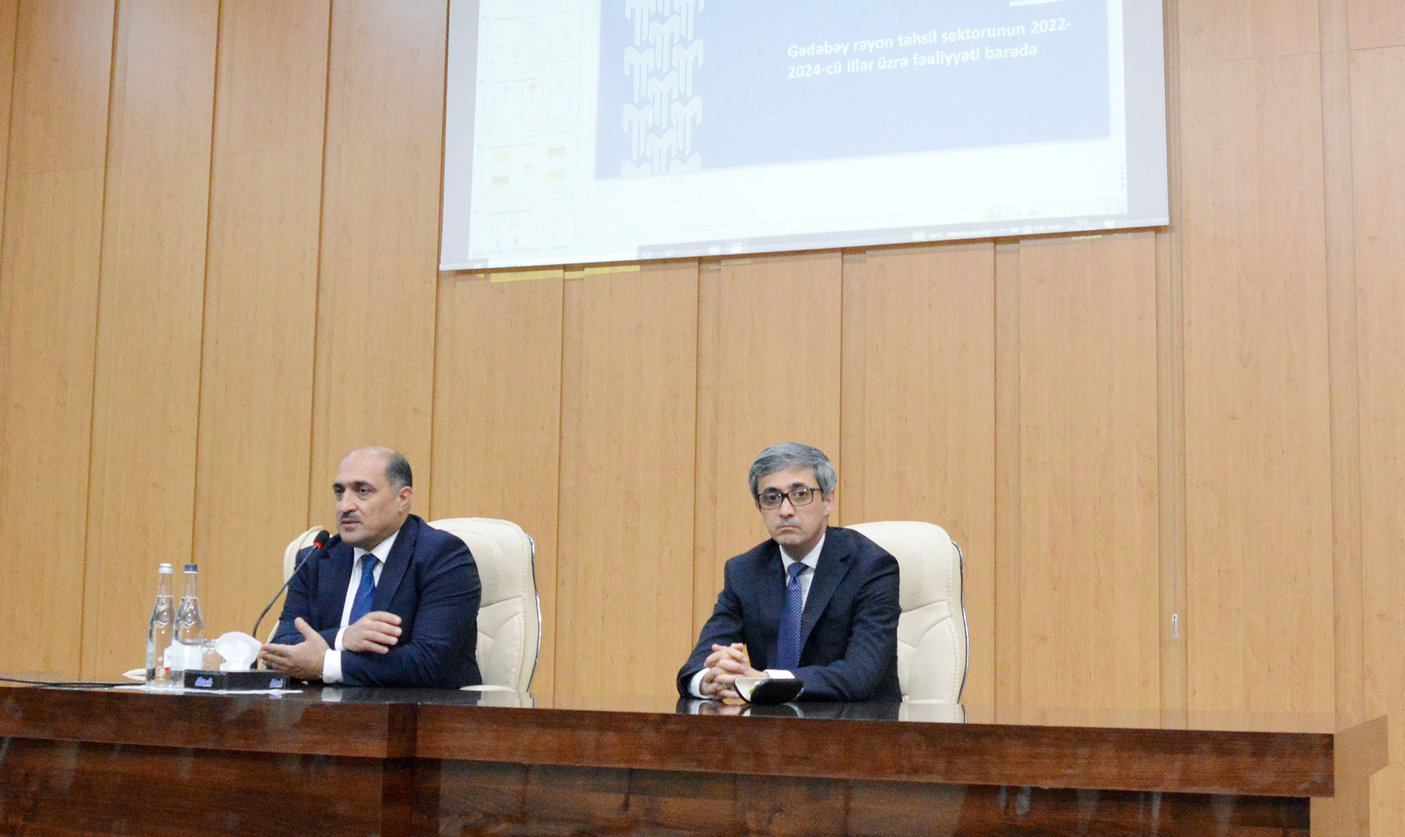 Nazir müavini İdris İsayev Gədəbəydə olub