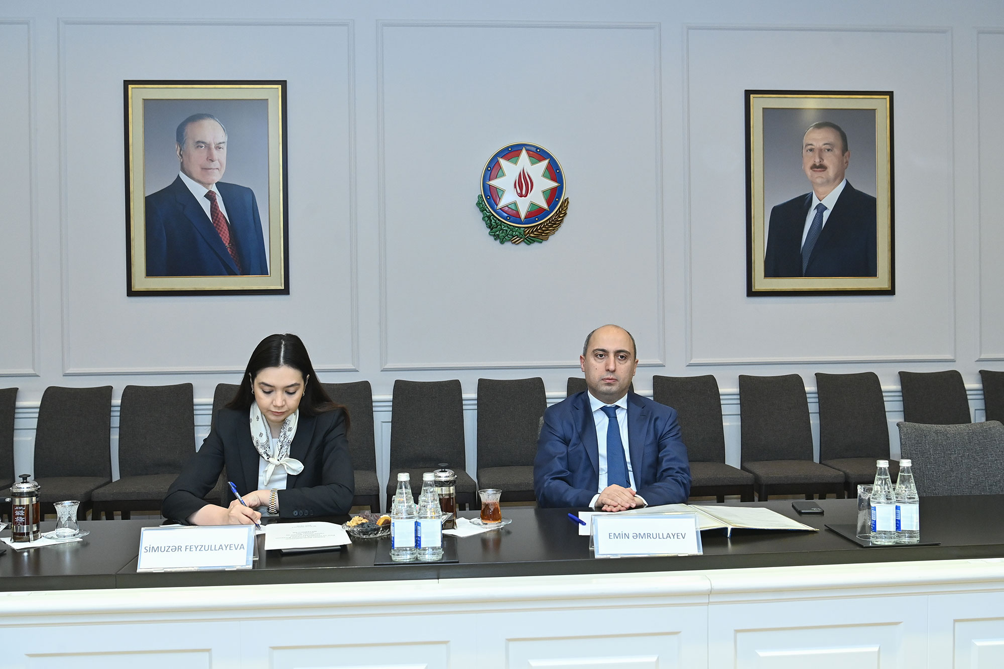 Elm və təhsil naziri TUBİTAK-ın rəhbəri ilə görüşüb