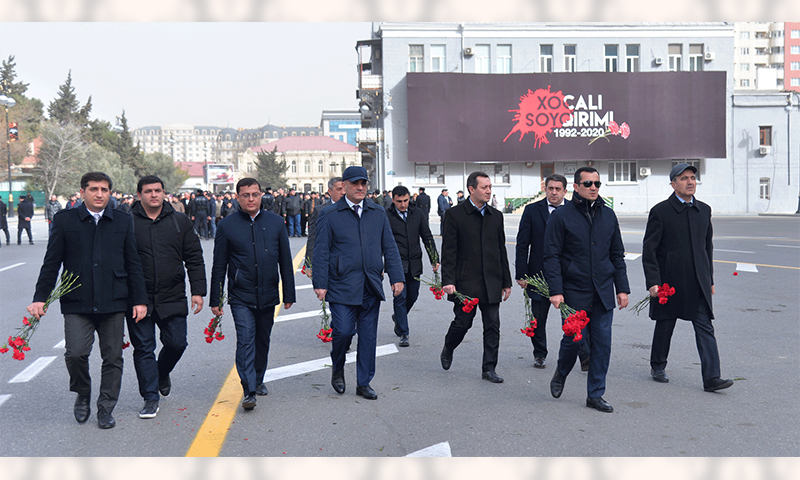 Xocalı soyqırımı qurbanlarının xatirəsi yad edilib
