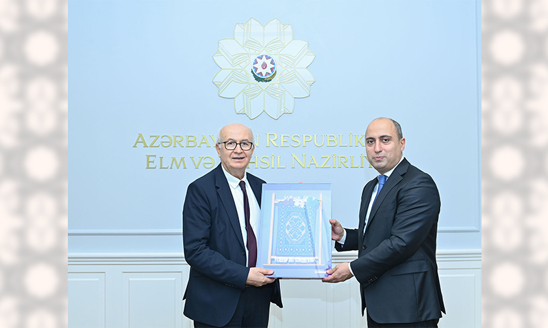 Elm və təhsil naziri Bilkent Universitetinin rektoru ilə görüşüb