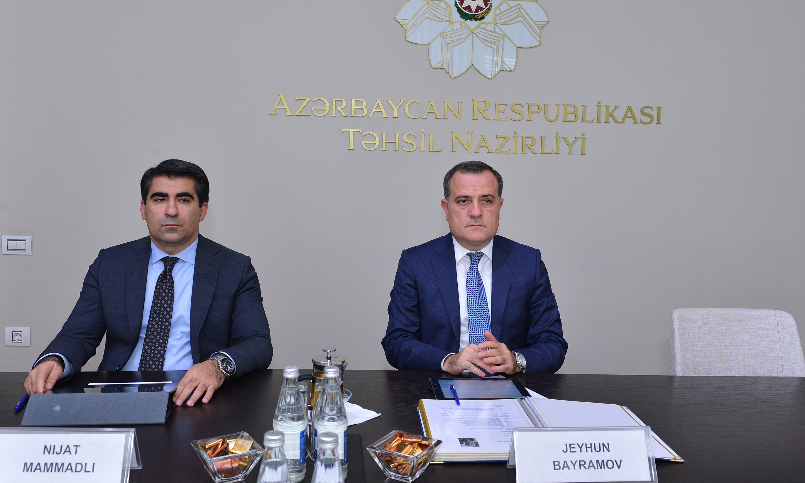Təhsil naziri Almaniyanın ölkəmizdəki səfiri ilə görüşüb
