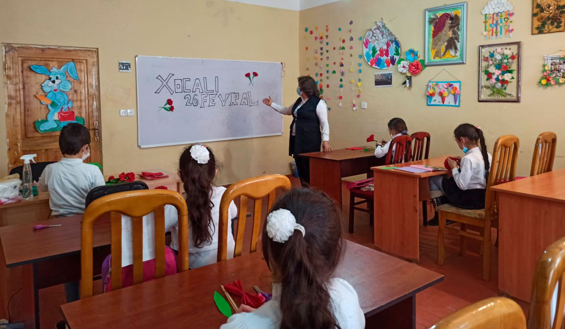 Təhsil müəssisələrində Xocalı soyqırımına həsr olunmuş tədbirlər keçirilib
