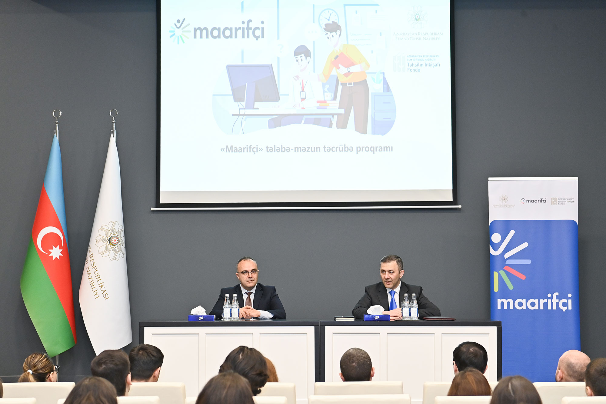 “Maarifçi” tələbə-məzun təcrübə proqramının iştirakçıları ilə görüş keçirilib