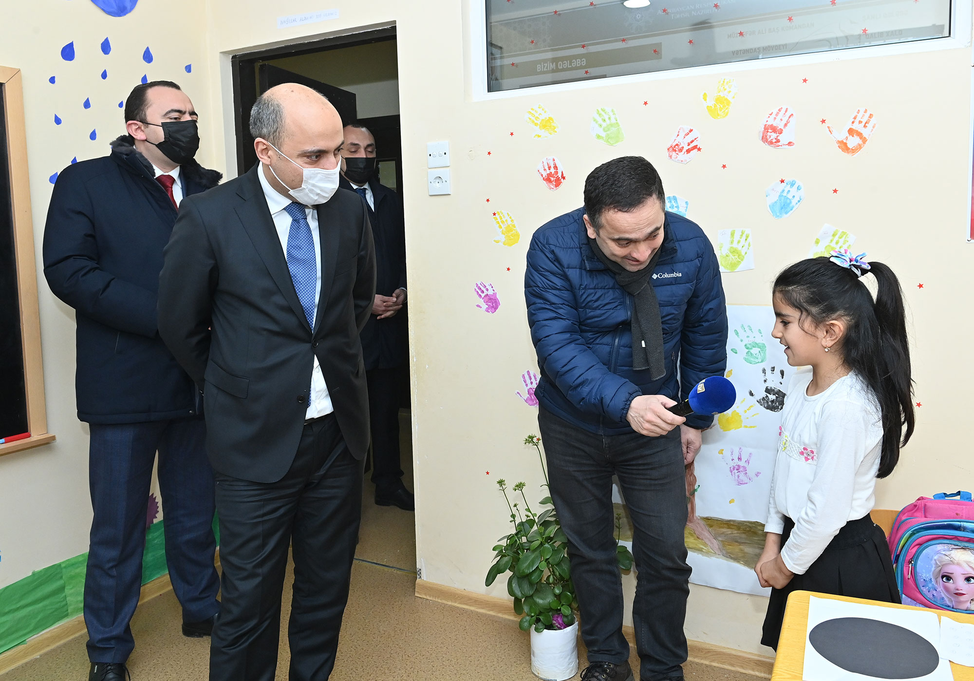 Təhsil naziri Lənkəranın ucqar Jidi dağ kənd məktəbinə baş çəkib