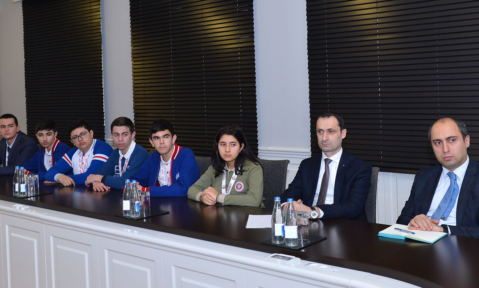 Təhsil naziri olimpiada qalibləri ilə görüşüb
