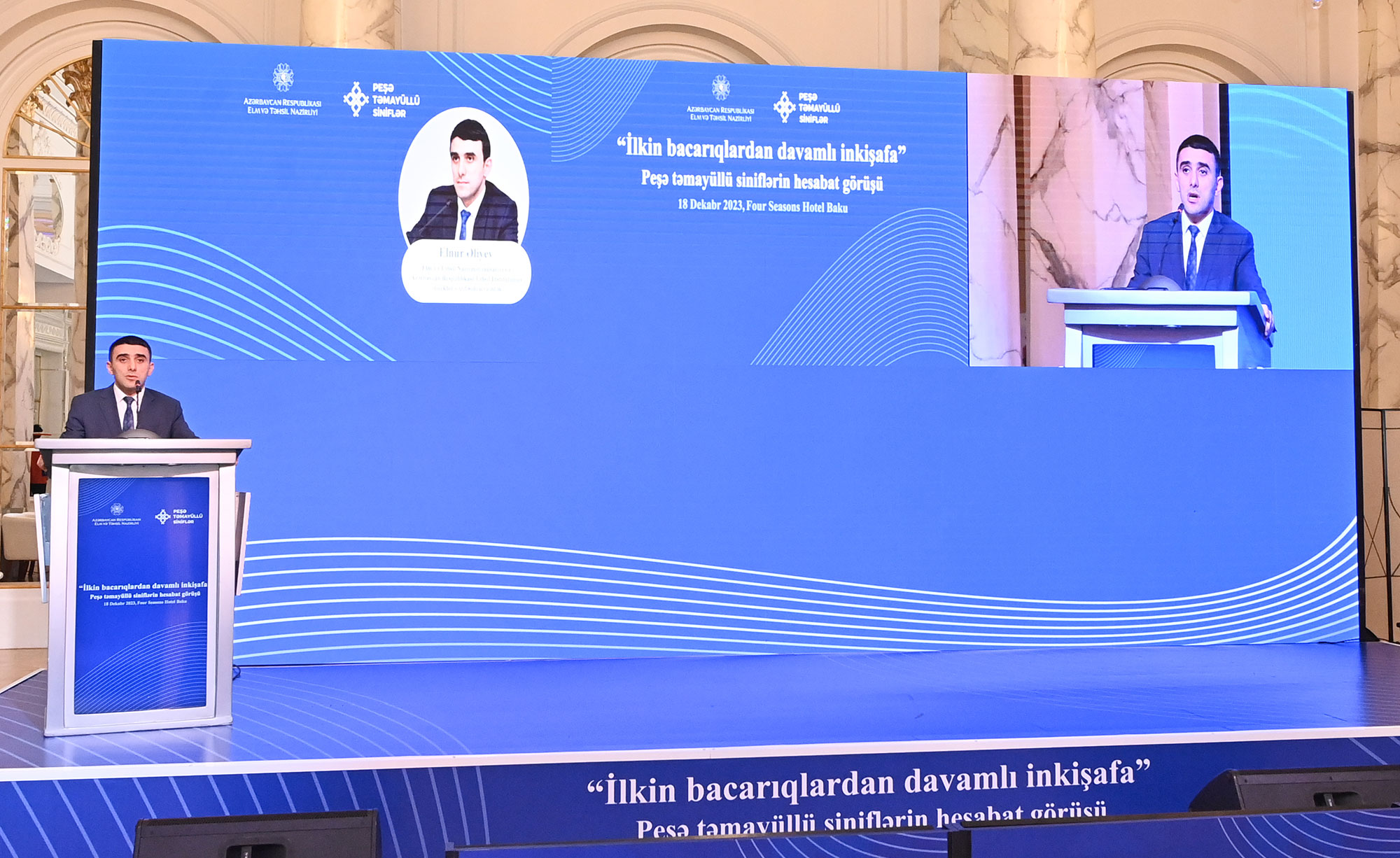 “Peşə təmayüllü siniflərin təşkili” layihəsinin hesabat tədbiri keçirilib