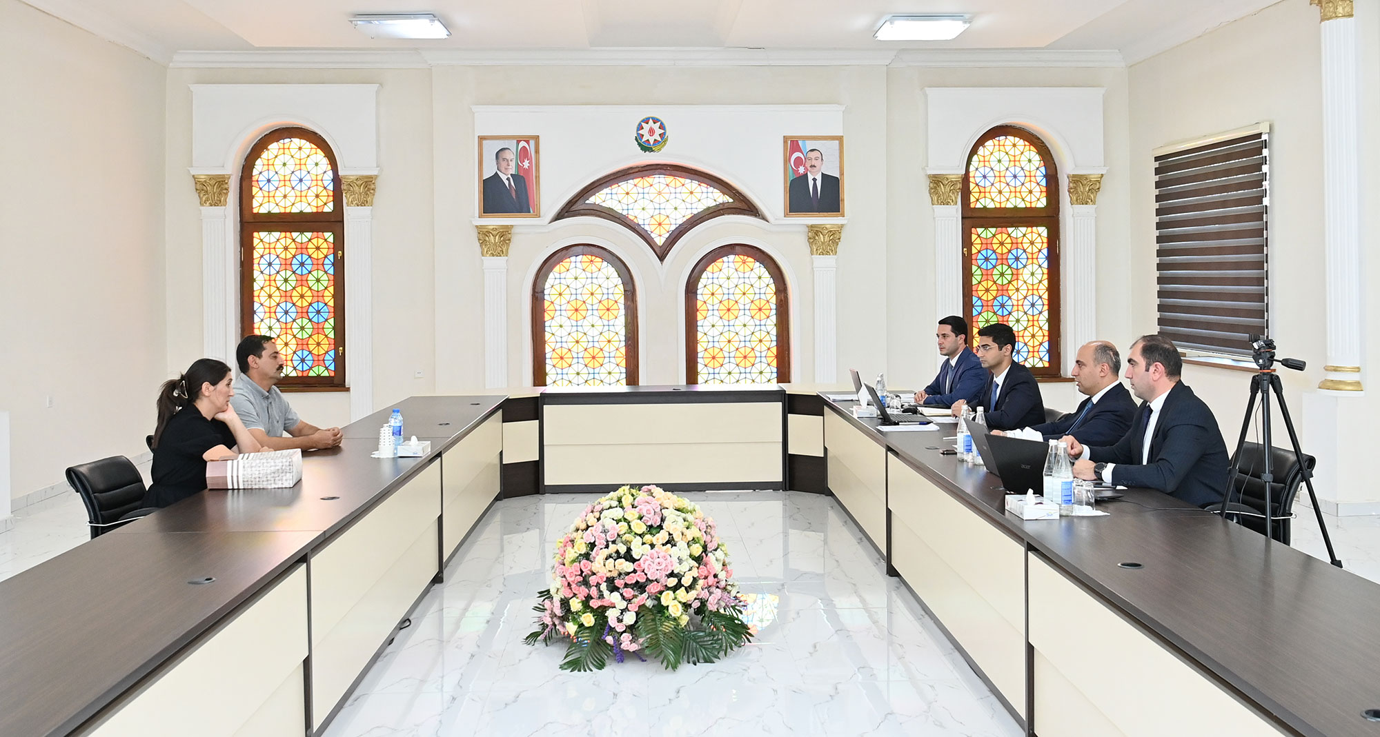 Elm və təhsil naziri Xaçmazda vətəndaşları qəbul edib