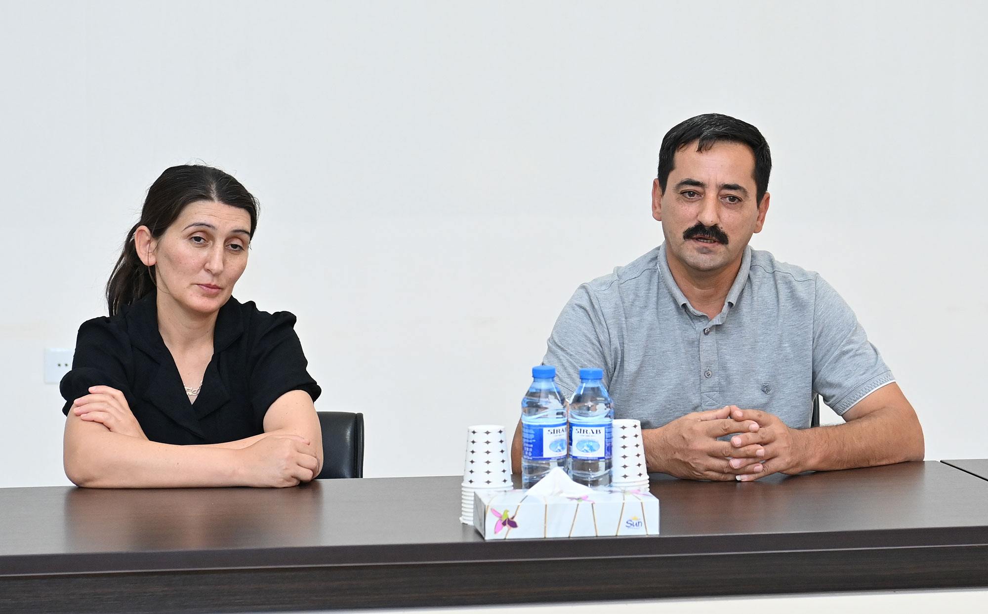 Elm və təhsil naziri Xaçmazda vətəndaşları qəbul edib