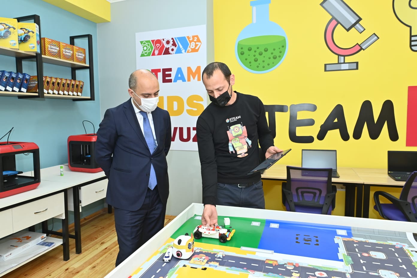 Təhsil naziri Tovuzda STEAM Mərkəzinin açılışında iştirak edib