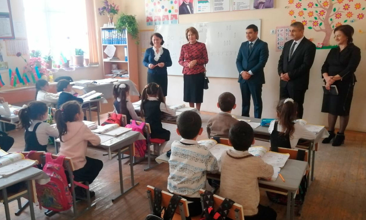 Nazir müavini Məhəbbət Vəliyeva Beyləqan rayonunda