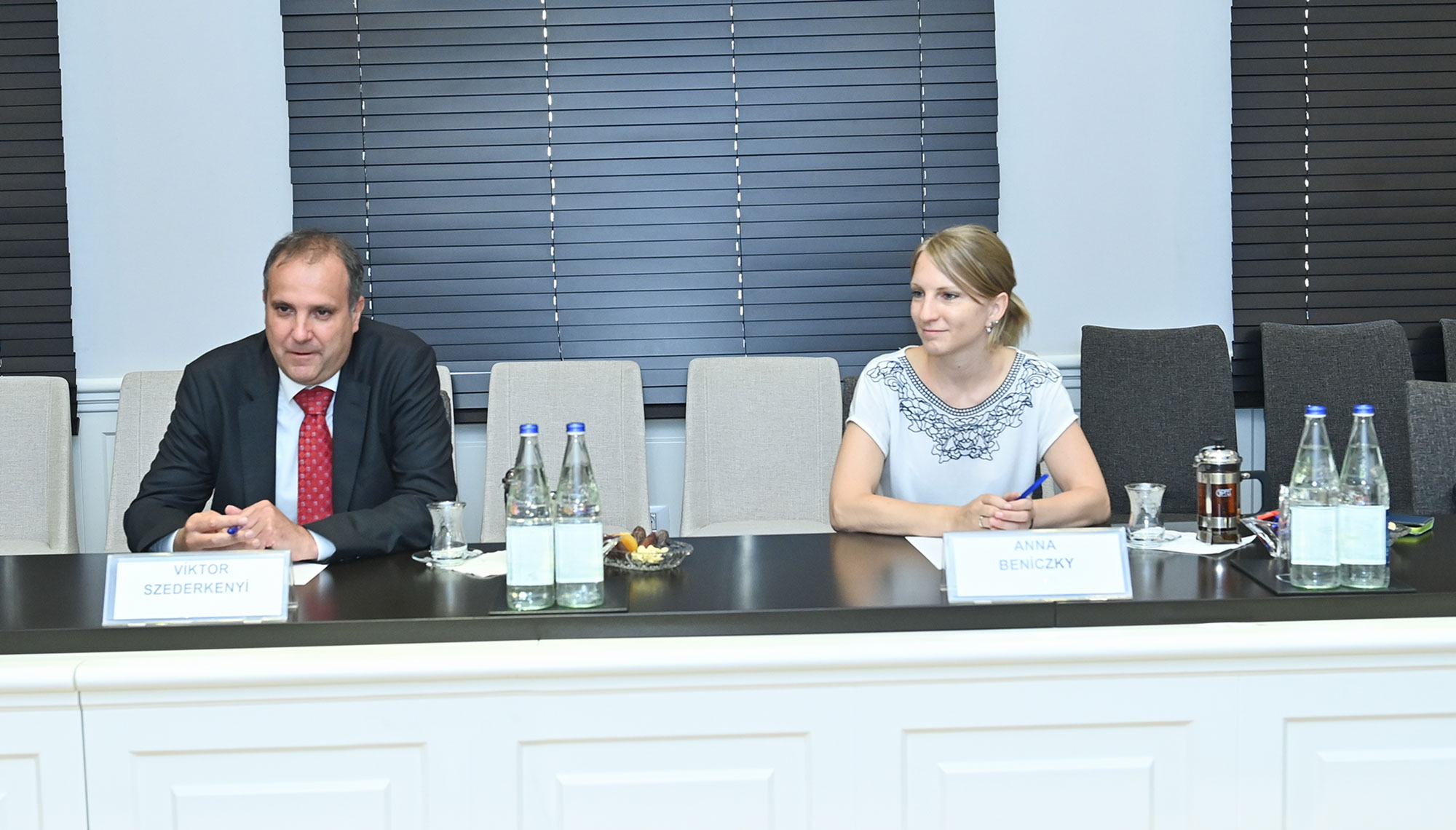 Təhsil naziri Macarıstanın ölkəmizdəki səfiri ilə görüşüb