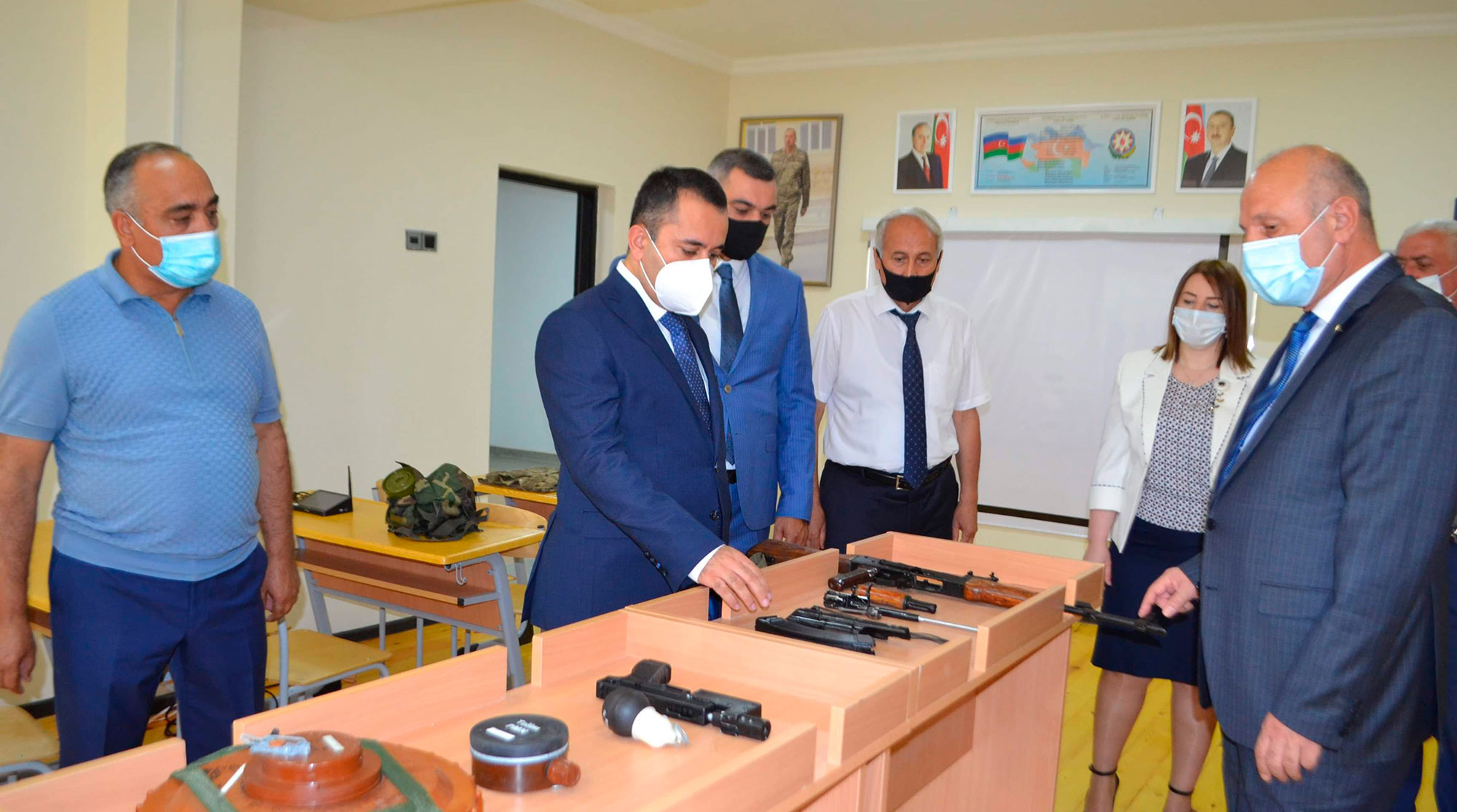 Mingəçevirdə məktəb açılışı