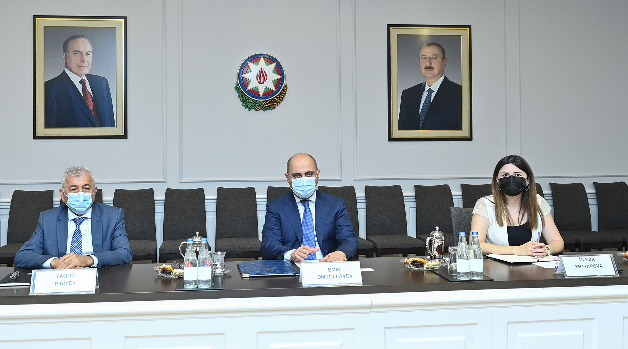 Təhsil naziri Lokman Hekim Universitetinin nümayəndə heyəti ilə görüşüb