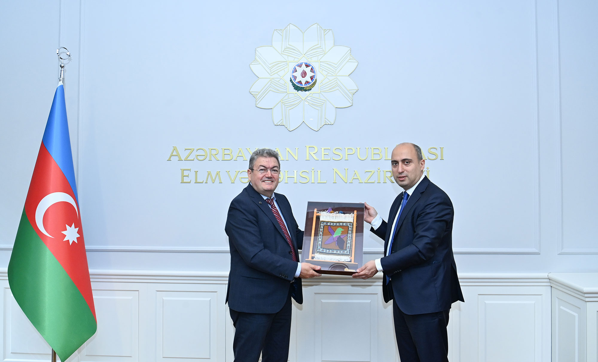 Elm və təhsil naziri BSUN-un nümayəndə heyəti ilə görüşüb