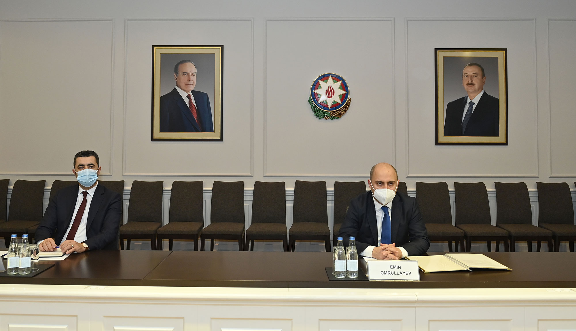 Təhsil naziri Beynəlxalq Türk Akademiyasının prezidenti ilə görüşüb