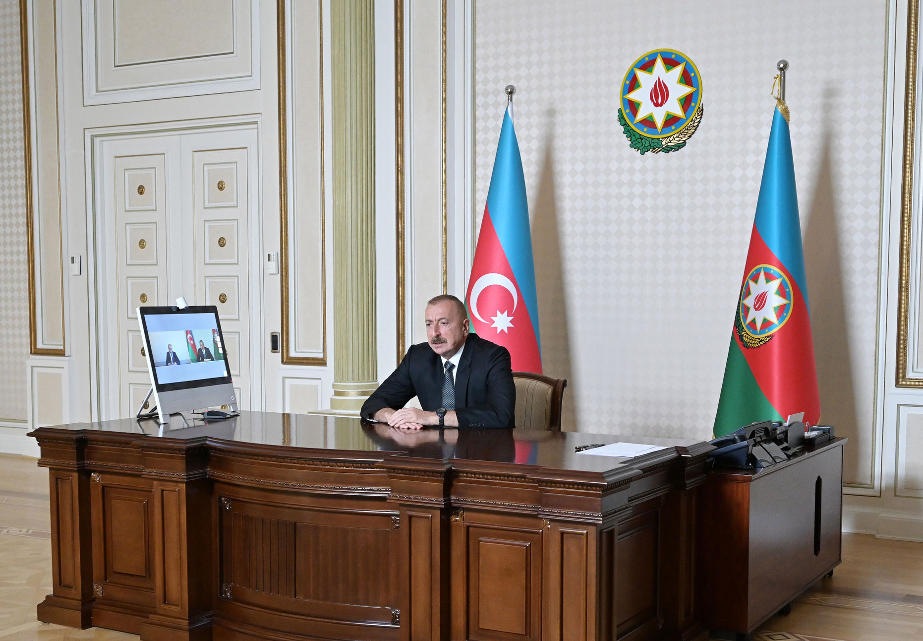 Prezident İlham Əliyev Emin Əmrullayevi Təhsil naziri təyin olunması ilə əlaqədar videoformatda qəbul edib