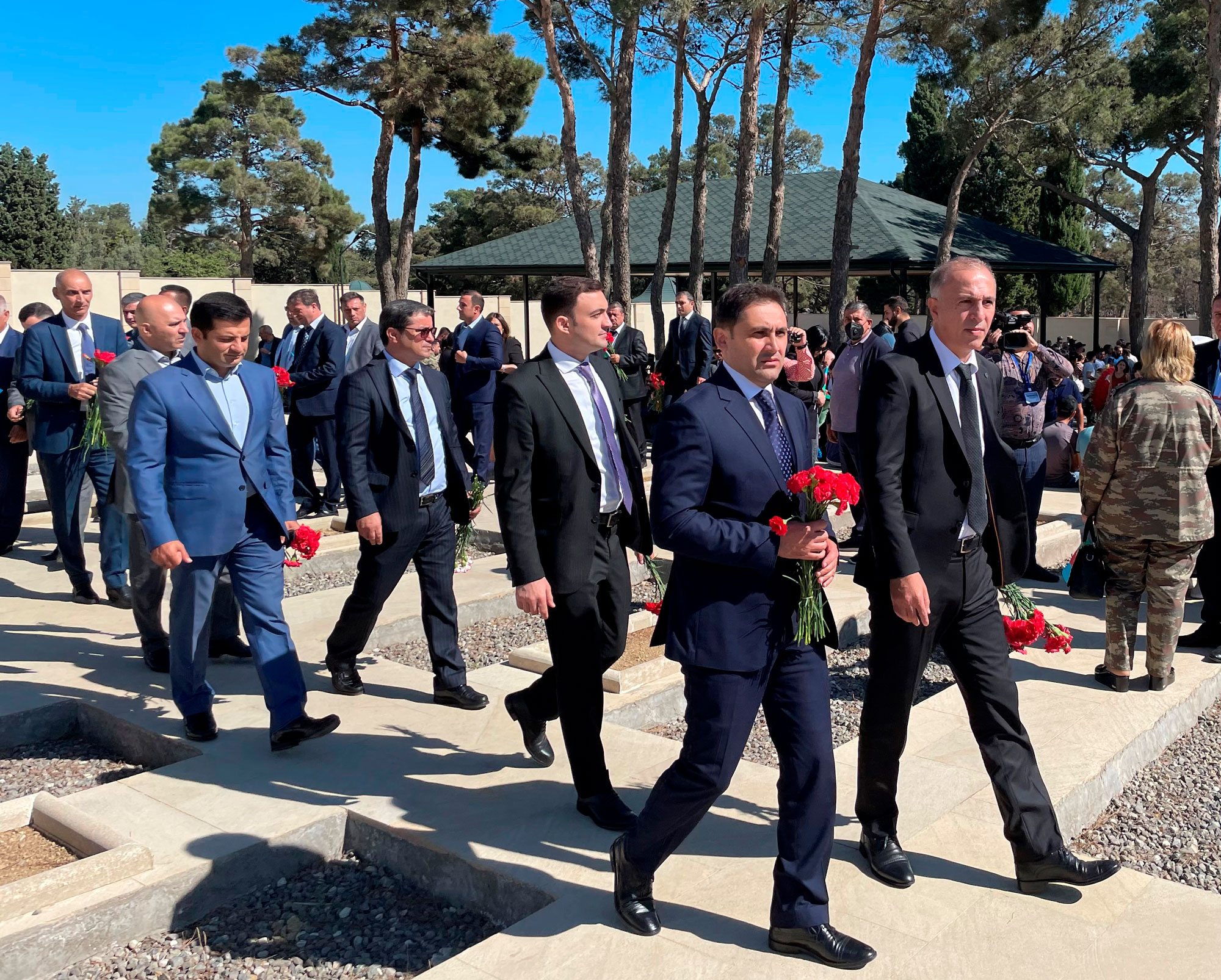 Şəhidlər xiyabanı ziyarət edilib