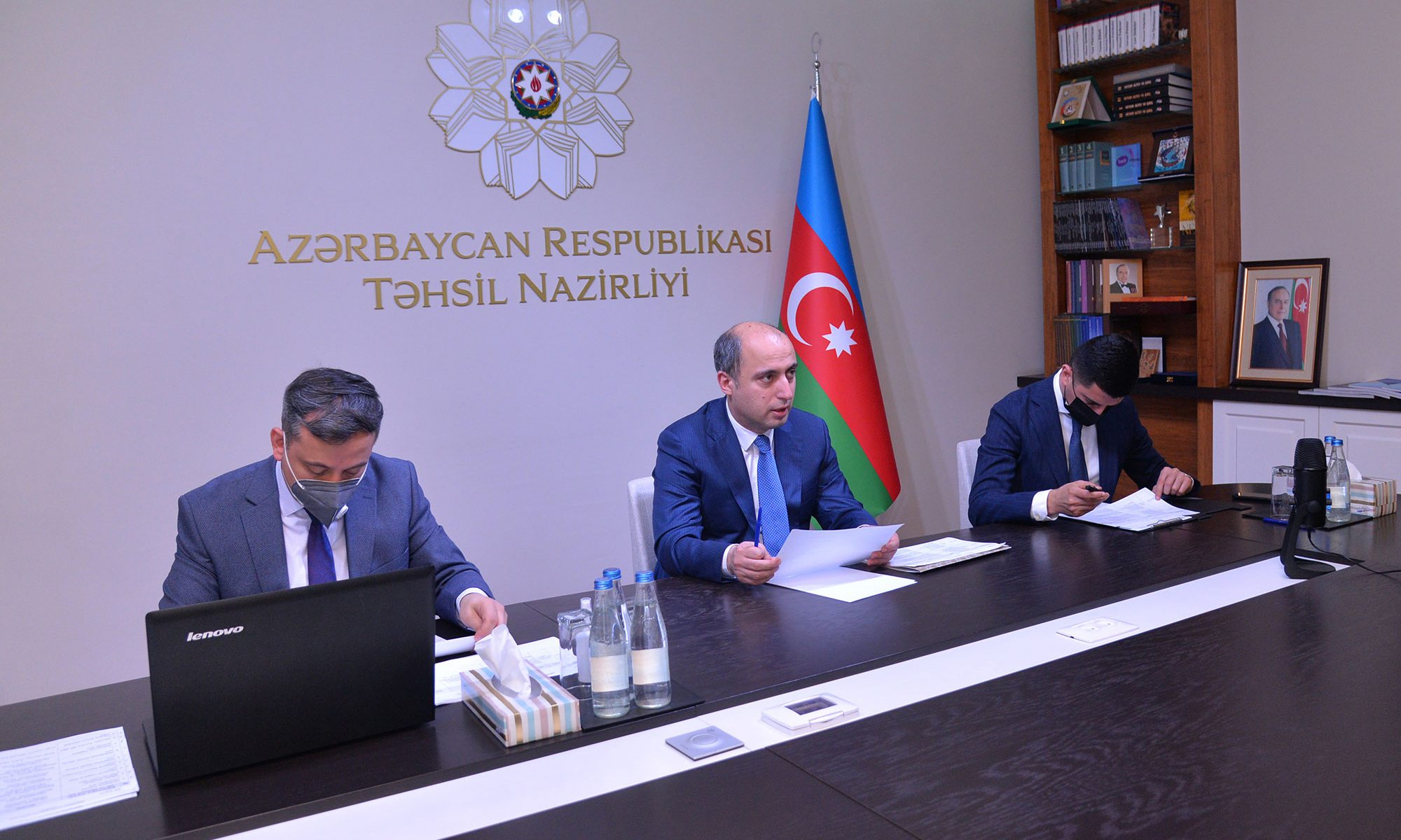 Təhsil nazirinin videoqəbulu keçirilib