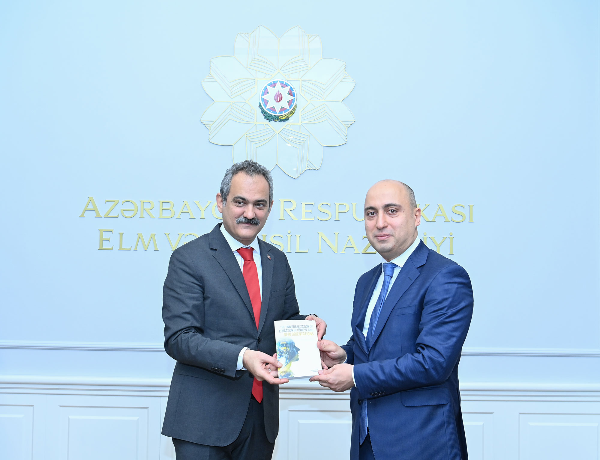 Türkiyənin milli təhsil naziri ilə görüş
