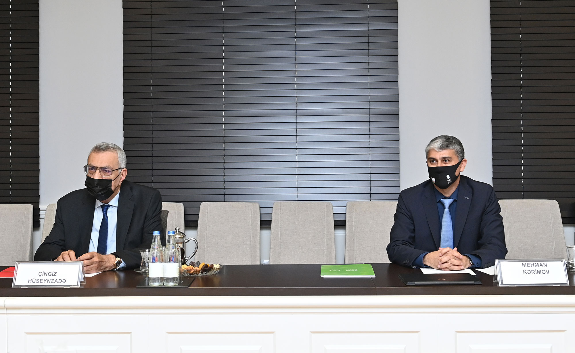 Təhsil naziri Milli Olimpiya Komitəsinin vitse-prezidenti ilə görüşüb