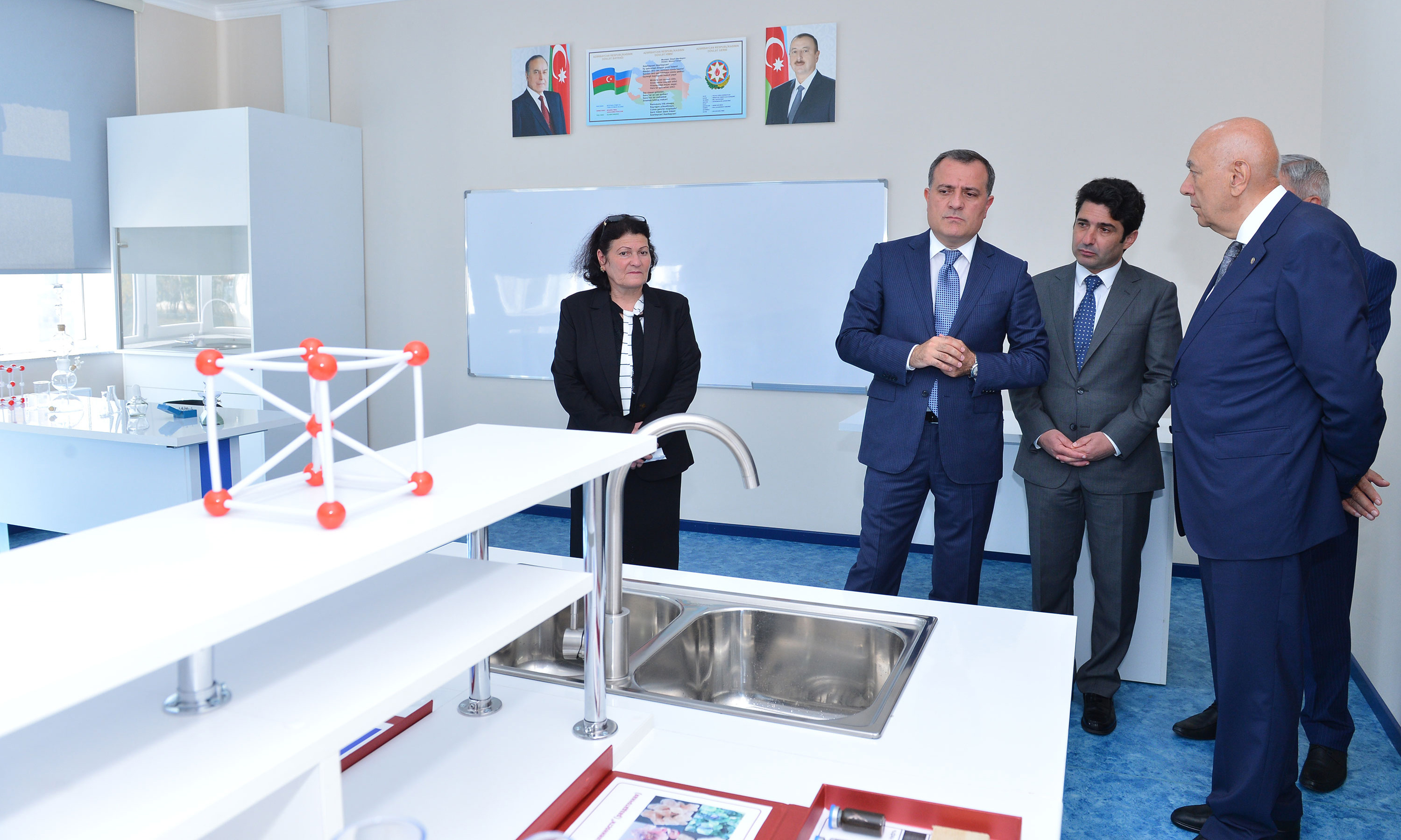 Təhsil naziri İsmayıllı rayonu Basqal qəsəbə tam orta məktəbinin açılışında