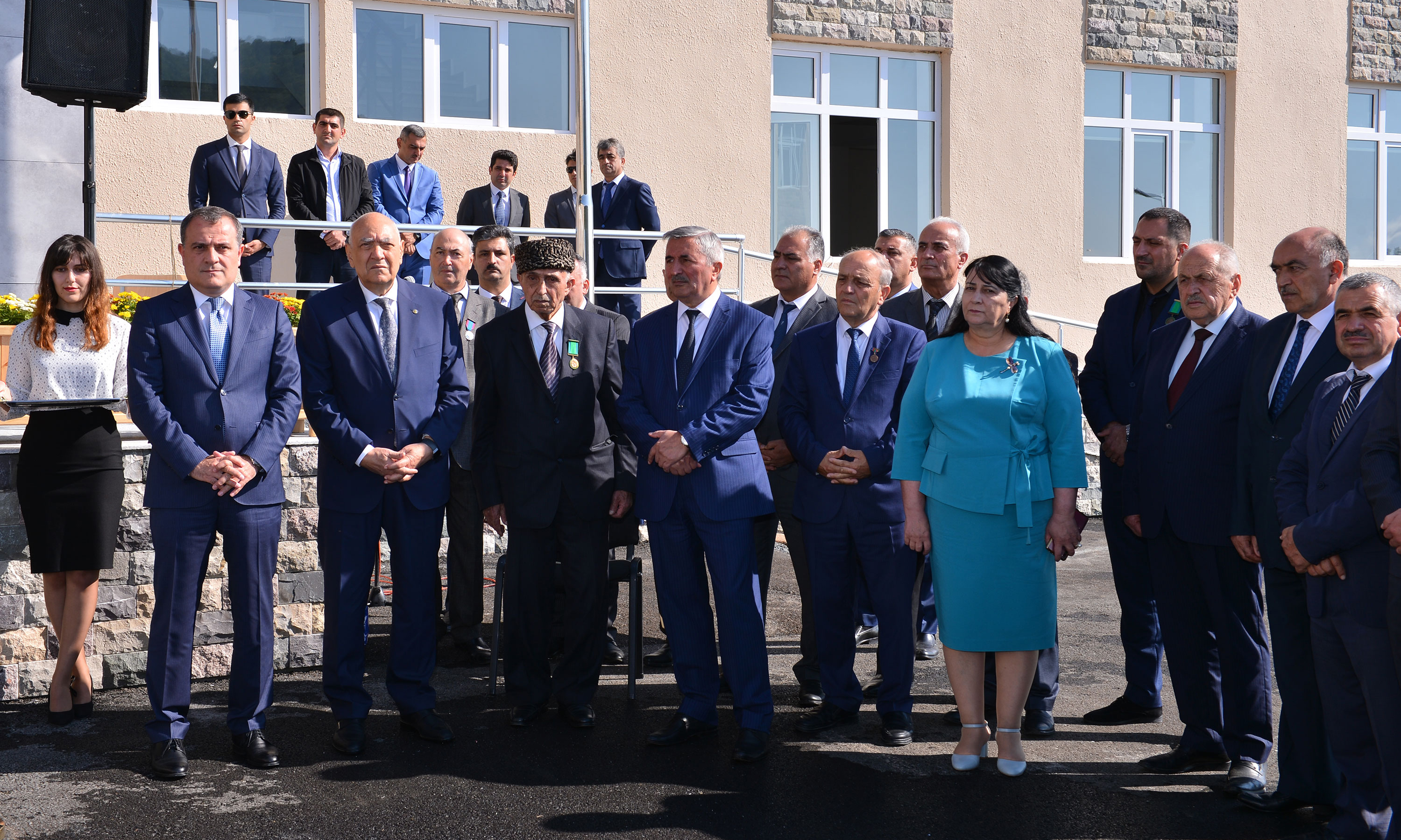 Təhsil naziri İsmayıllı rayonu Basqal qəsəbə tam orta məktəbinin açılışında
