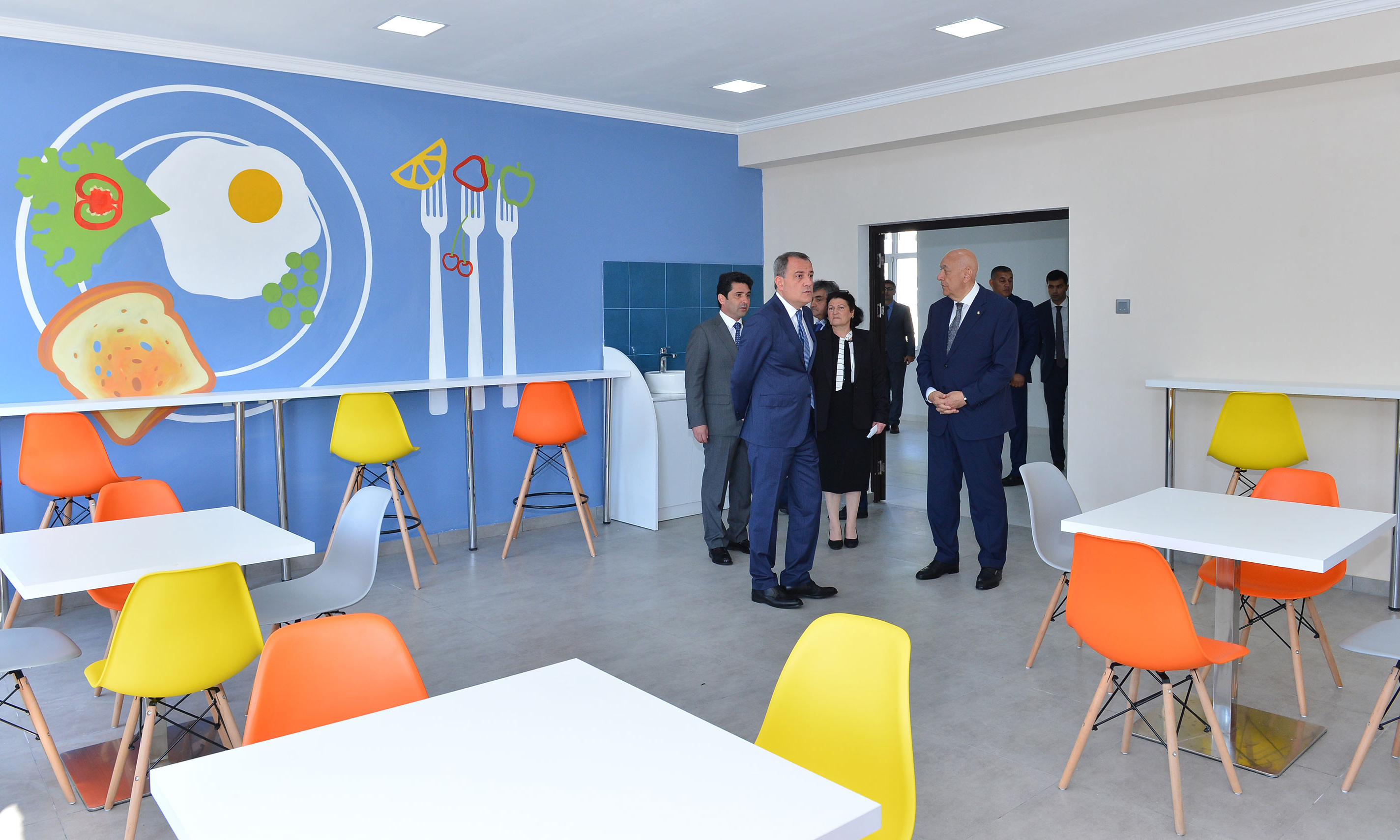 Təhsil naziri İsmayıllı rayonu Basqal qəsəbə tam orta məktəbinin açılışında