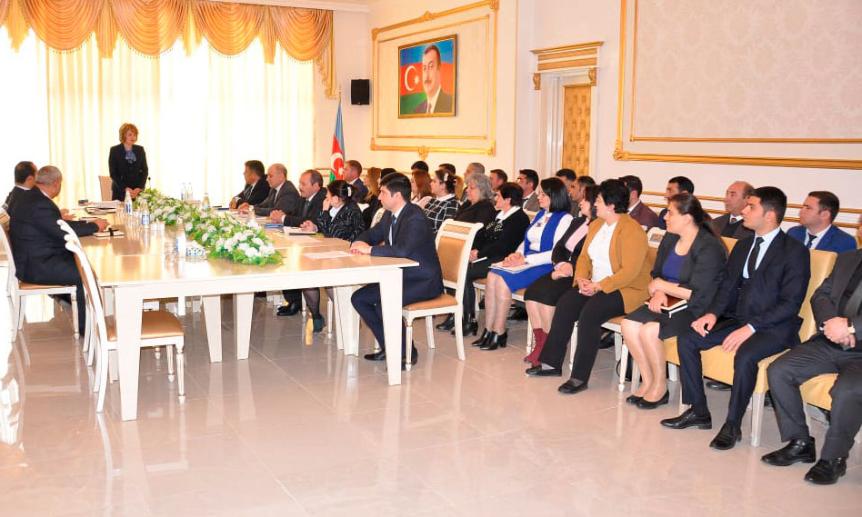 Kəlbəcər, Naftalan, Xocalı və Goranboy rayon təhsil işçiləri ilə görüş