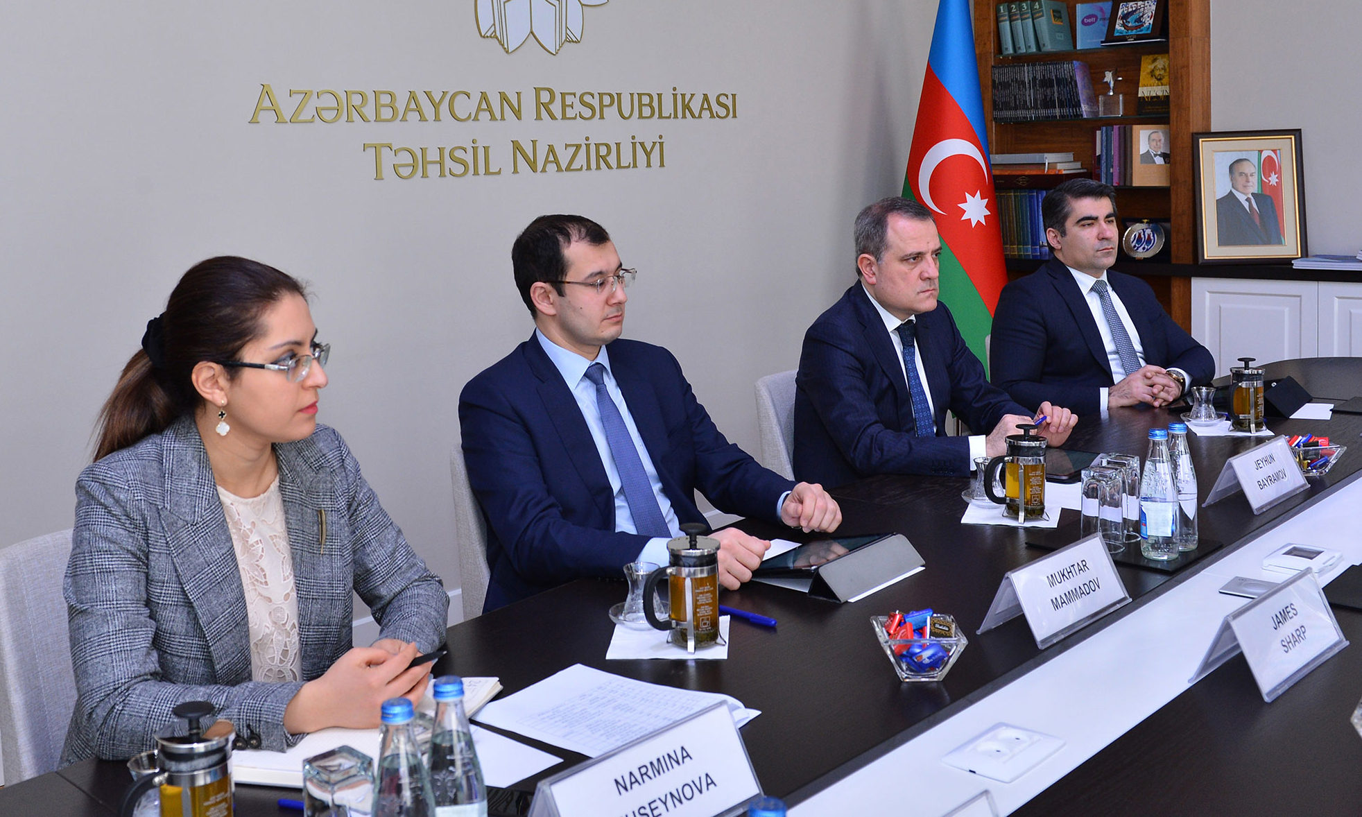 Təhsil naziri xanım Baronessa Emma Nikolson ilə görüşüb