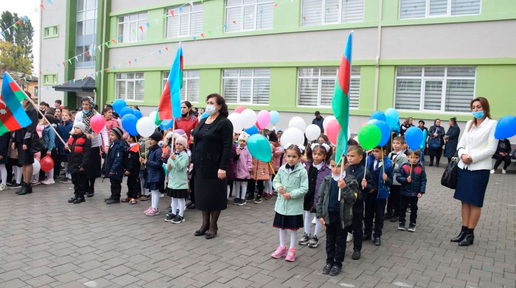 Quba rayonunda məktəb açılışı