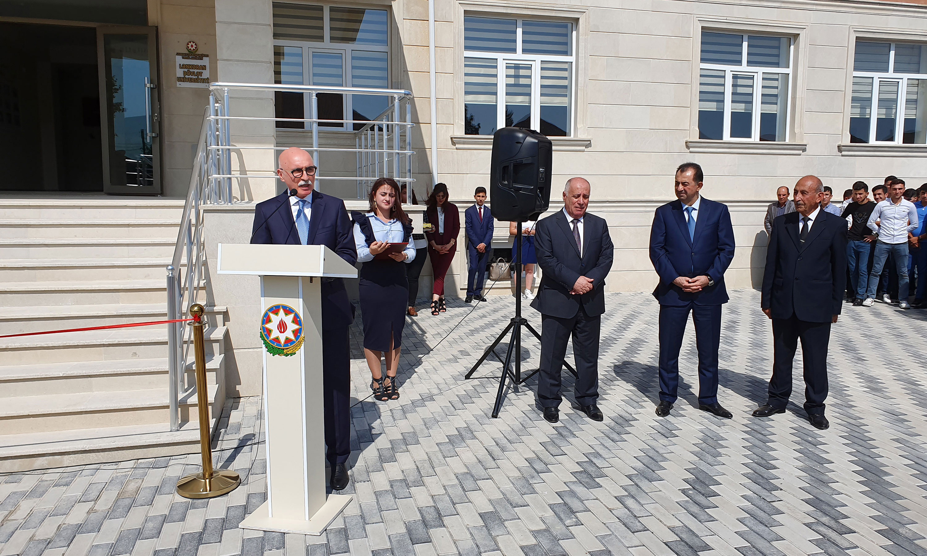 Lənkəranda yeni məktəb binası, Lənkəran Dövlət Universitetinin yeni tədris korpusları və tələbə yataqxanasının açılışı