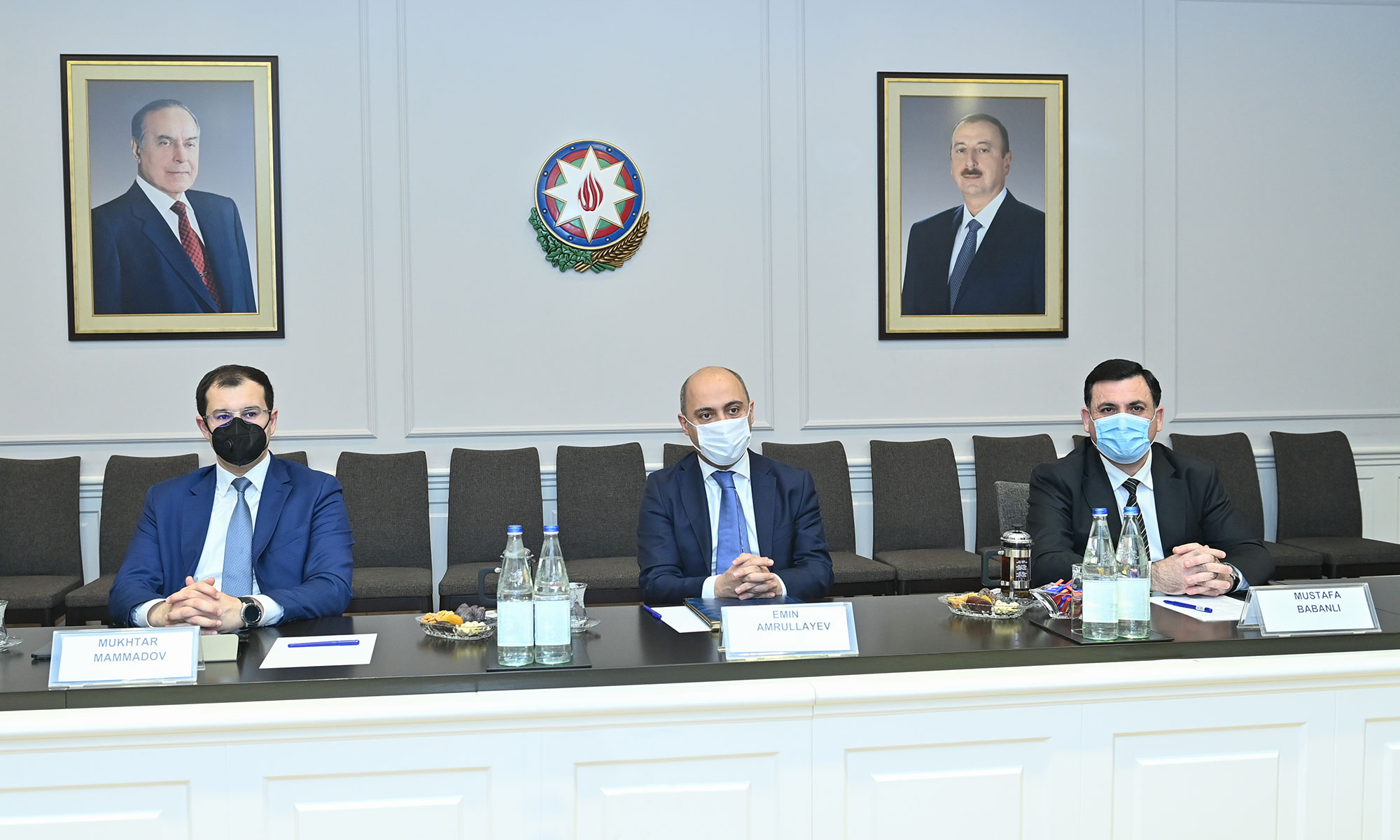 Təhsil naziri Strasburq Universitetinin prezidenti ilə görüşüb