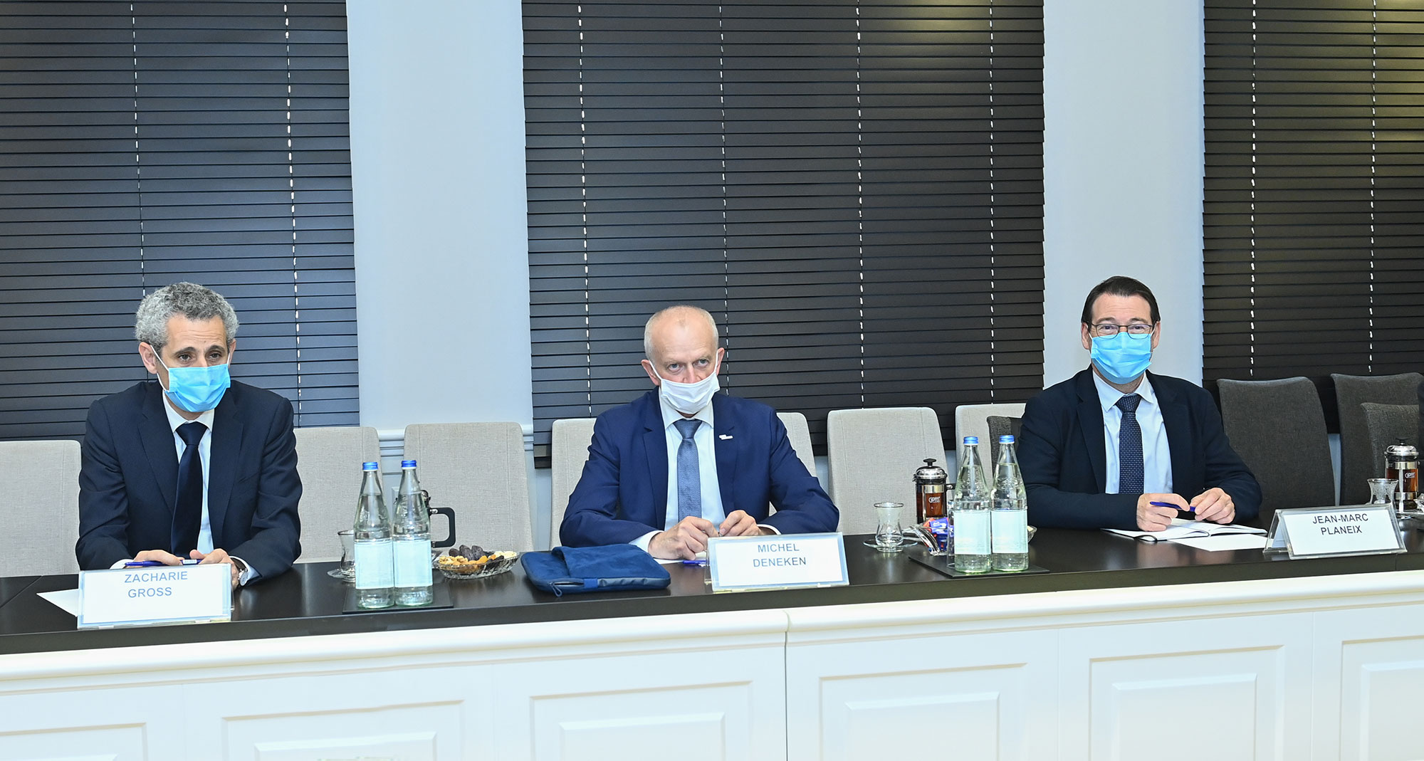 Təhsil naziri Strasburq Universitetinin prezidenti ilə görüşüb