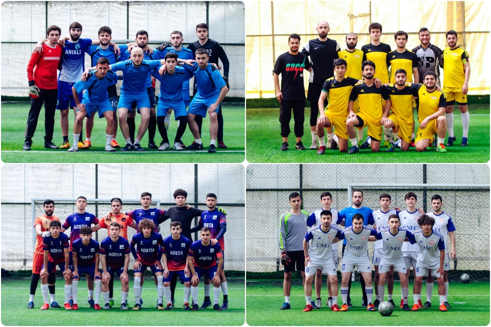 Tələbələr arasında mini-futbol üzrə çempionatın 1/8 və 1/4 mərhələsinin görüşləri keçirilib