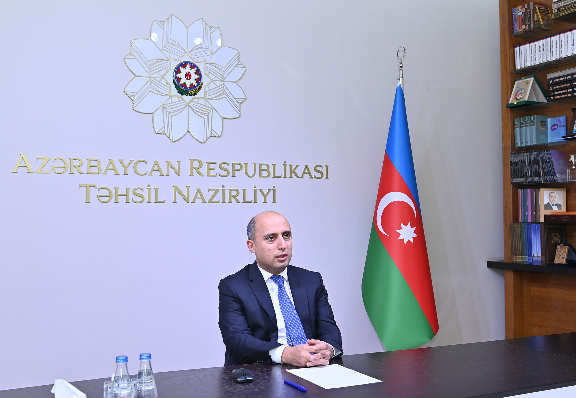 Təhsil naziri rektorlarla görüşüb