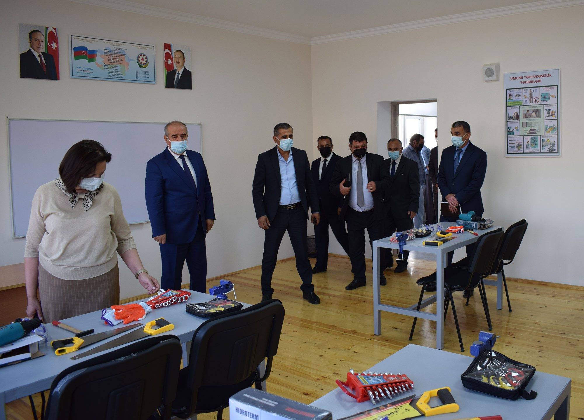 Qobustan, Yevlax, Hacıqabul, Xaçmaz və Ağdamda məktəb açılışı