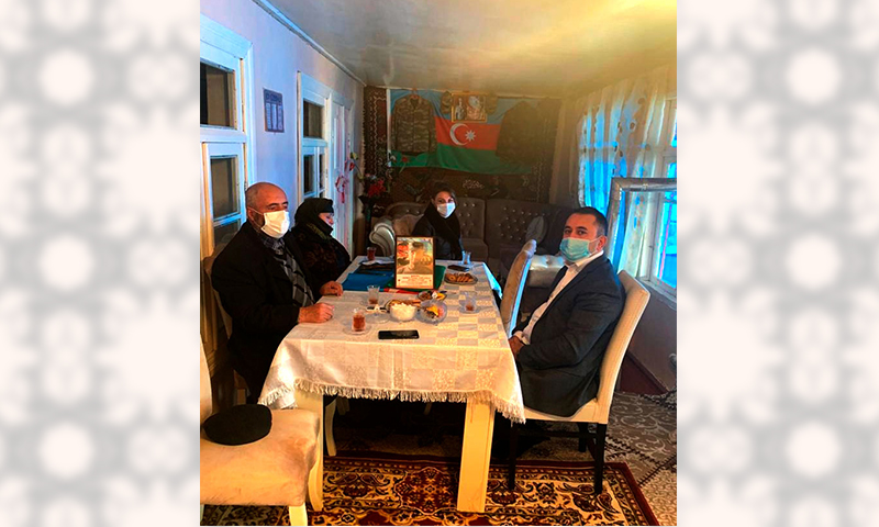 Şəhid olan təhsil işçilərinin ailələri ziyarət edilib