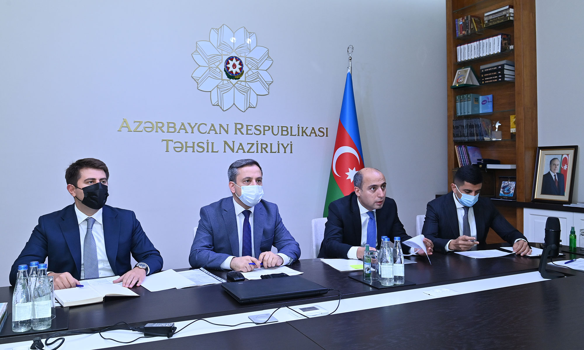 Təhsil nazirinin videoqəbulu keçirilib