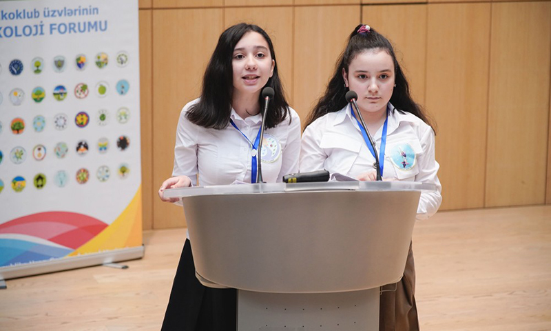 Gənc ekoloji liderlərin IV Ekoloji Forumu keçirilib